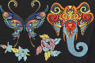 digitize your logo for machine embroidery