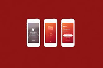 create ui ux design for mobile app, website or landing page