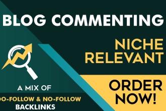 post niche relevant backlinks via blog comments