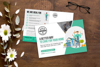 make in 4 hour outstanding postcard design for you