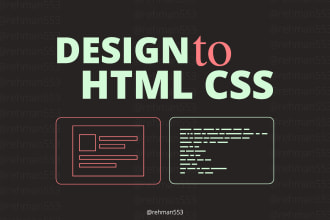 do frontend development in html css js