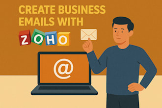 create business emails with zoho mail