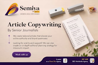 craft premium, journalist led articles to elevate your brand authority
