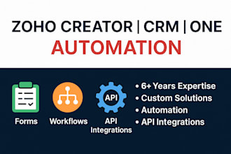 do custom zoho creator apps and zoho one workflow automation