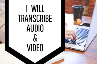 transcribe audio or video files in english or portuguese