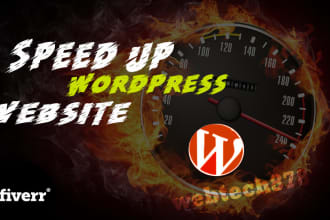 wordpress site speed  optimization, increase website speed