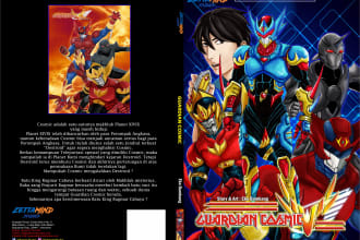 create awesome comic book cover or novel for you