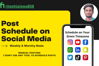 schedule your post on facebook and instagram