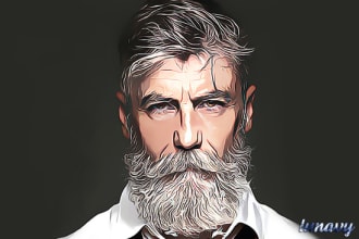 draw a digital realistic portrait from your photo