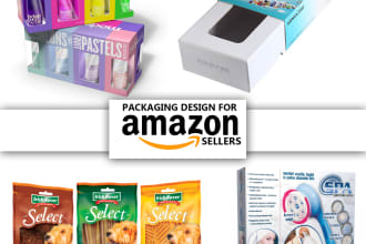 design modern packaging for amazon sellers