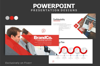 design a modern business powerpoint presentation