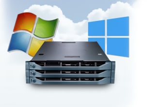 configure a windows web hosting server cloud virtual machine