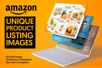 design unique professional amazon product listing image