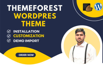 install and customize your wordpress themeforest theme in 12 hours