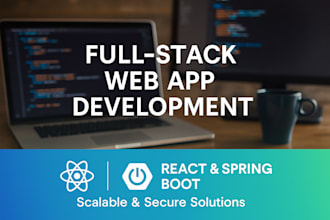 build a responsive react and spring boot web application