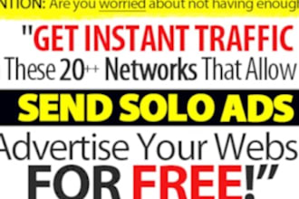 blast email ad or solo ad to 200 000 plus ACTIVE members on 15 responsive safelists who are willing to work from home