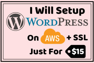 setup wordpress and ssl on AWS ec2 or lightsail