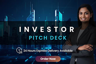 design a winning investor pitch deck for startups and fundraising