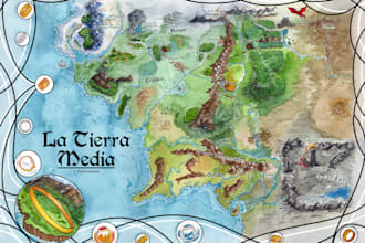 draw a map for your book or game