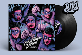 illustrate sensational album covers