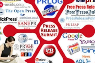 submit your Press Release to 15 Best Press Release Directories