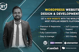 build a customized responsive wordpress website