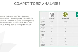 make competitors analyse for social media