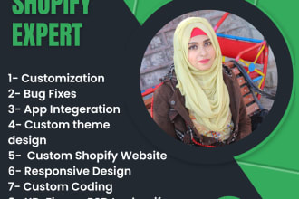 be your shopify developer for bug fixes and coding tasks