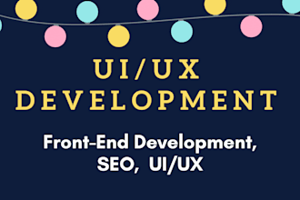 create responsive UI ux frontend component development
