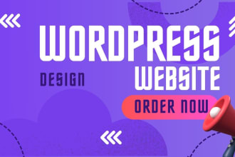 design, redesign, update, edit or revamp wordpress website