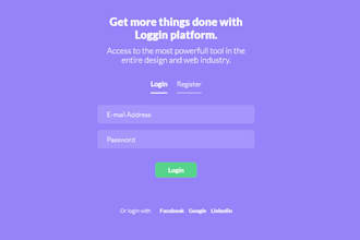 design website in html php
