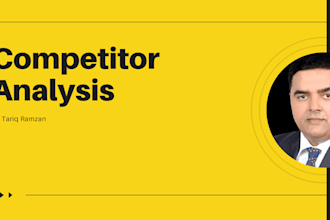 do market research and competition analysis