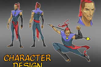 design your comic, game and children story character