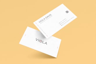Review  design a professional business card
