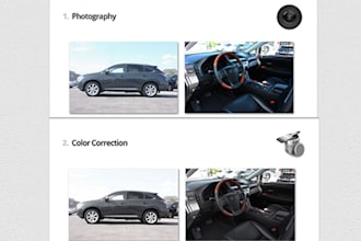provide car background replacement and shadow service