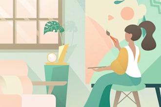 do beautiful vector illustrations