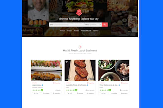 design business directory listing wordpress website