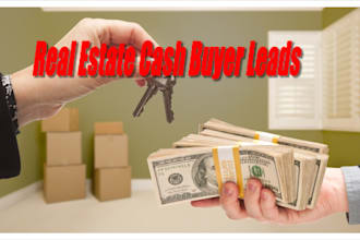 real estate cash buyer leads