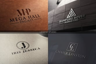 design luxury modern monogram logo or initial letters
