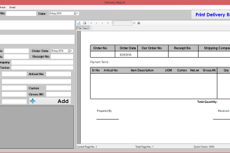 develop and design your reporting and billing application with gui in 2 hours