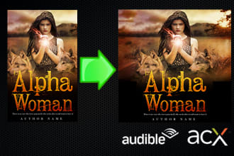 convert kindle or ebook cover to acx audiobook cover