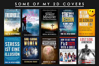 design an eye catching e book or kindle cover