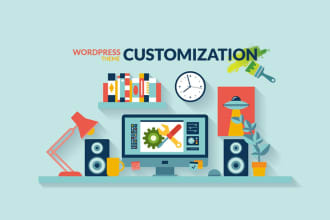 customize wordpress theme and fix bugs