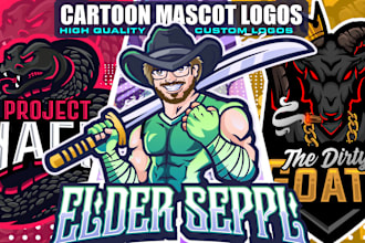 design esport logo for game,sports,team,cartoon,twitch