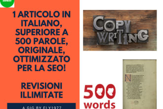 write italian professional article