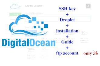 create digital ocean droplet with ssh key