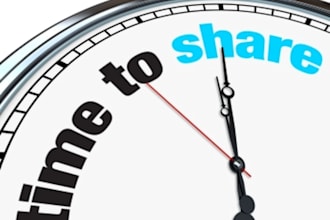 share your content on G+ page with 40K followers and FB page with 20k followers