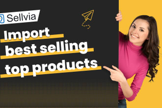add top selling products to your wordpress site from sellvia