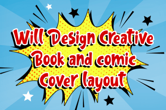 design comic and professional book cover design