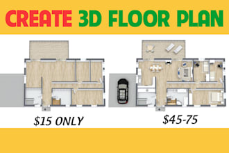 create a 3d floor plan for your house